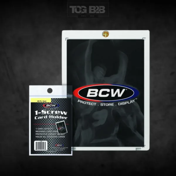 BCW 1-Screw Card Holder 20PT
