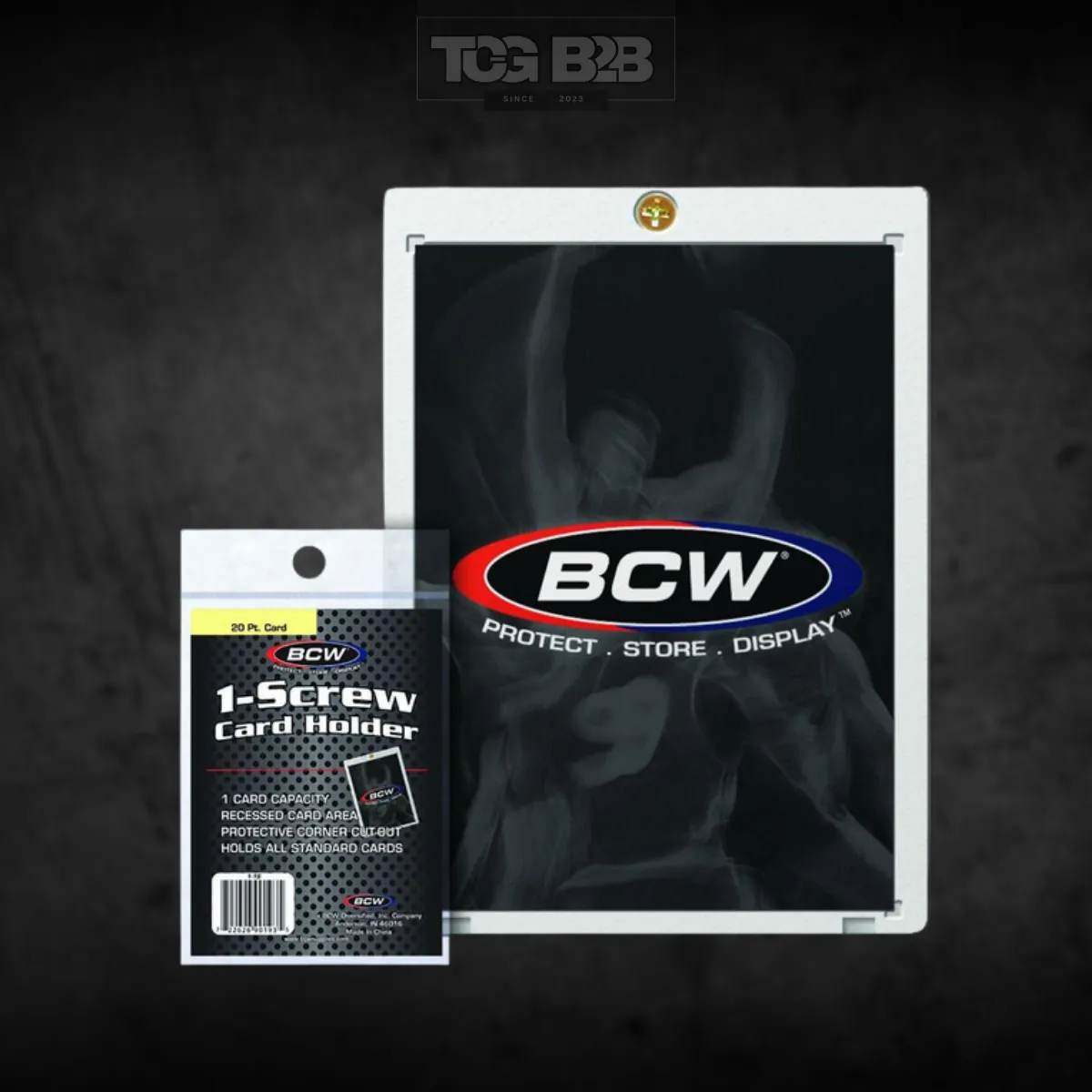 BCW 1-Screw Card Holder 20PT