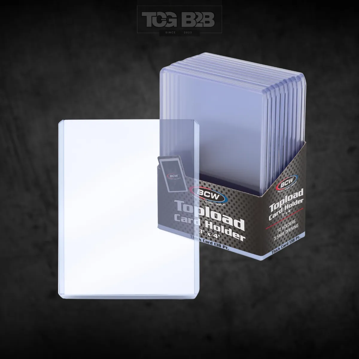 BCW 3 x 4 Thick Card Topload Holder 138 PT