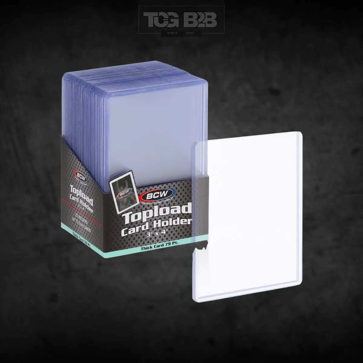 BCW 3 x 4 Thick Card Topload Holder 79 PT