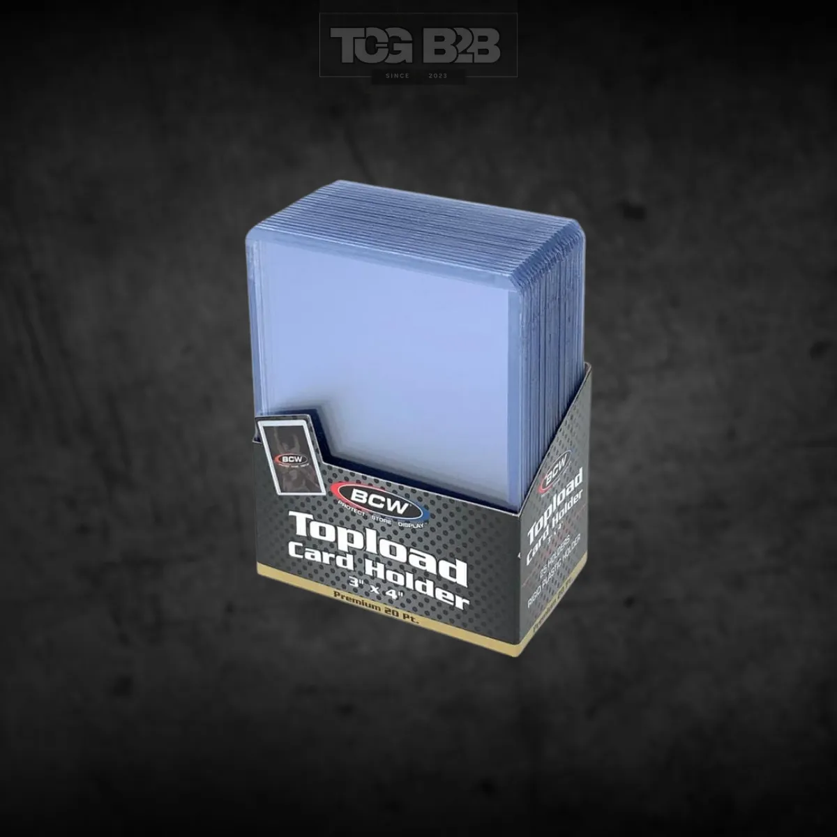 BCW 3 x 4 Toploader Premium