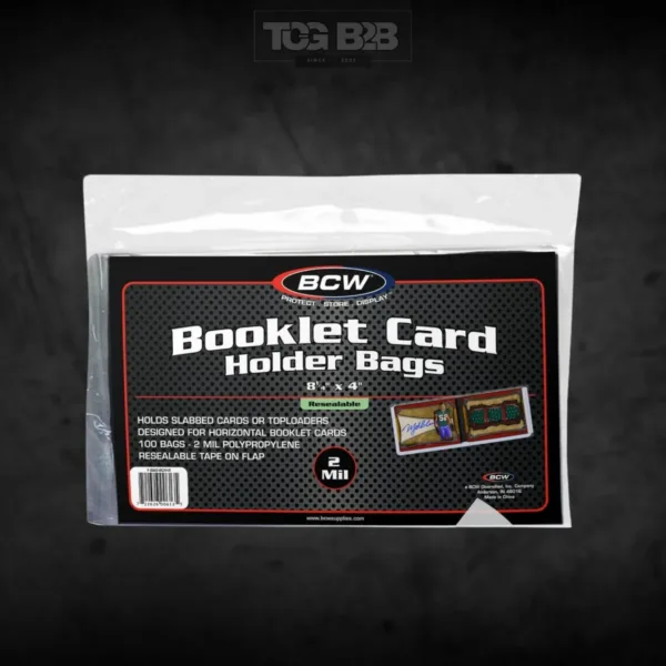 BCW Booklet Card Holder Bags Resealable