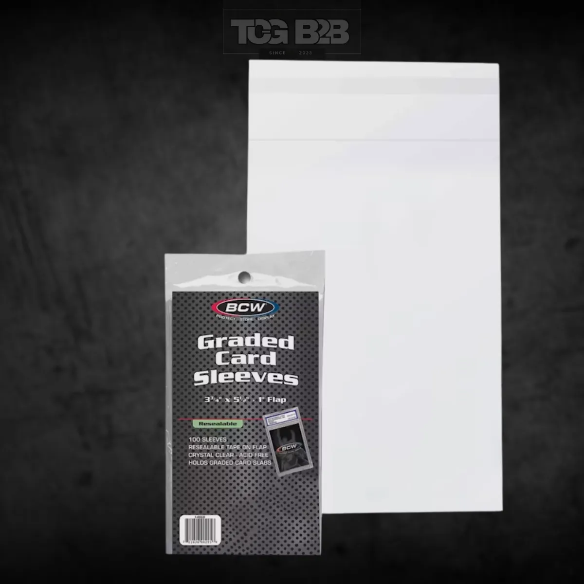 BCW Graded Card Sleeves Resealable