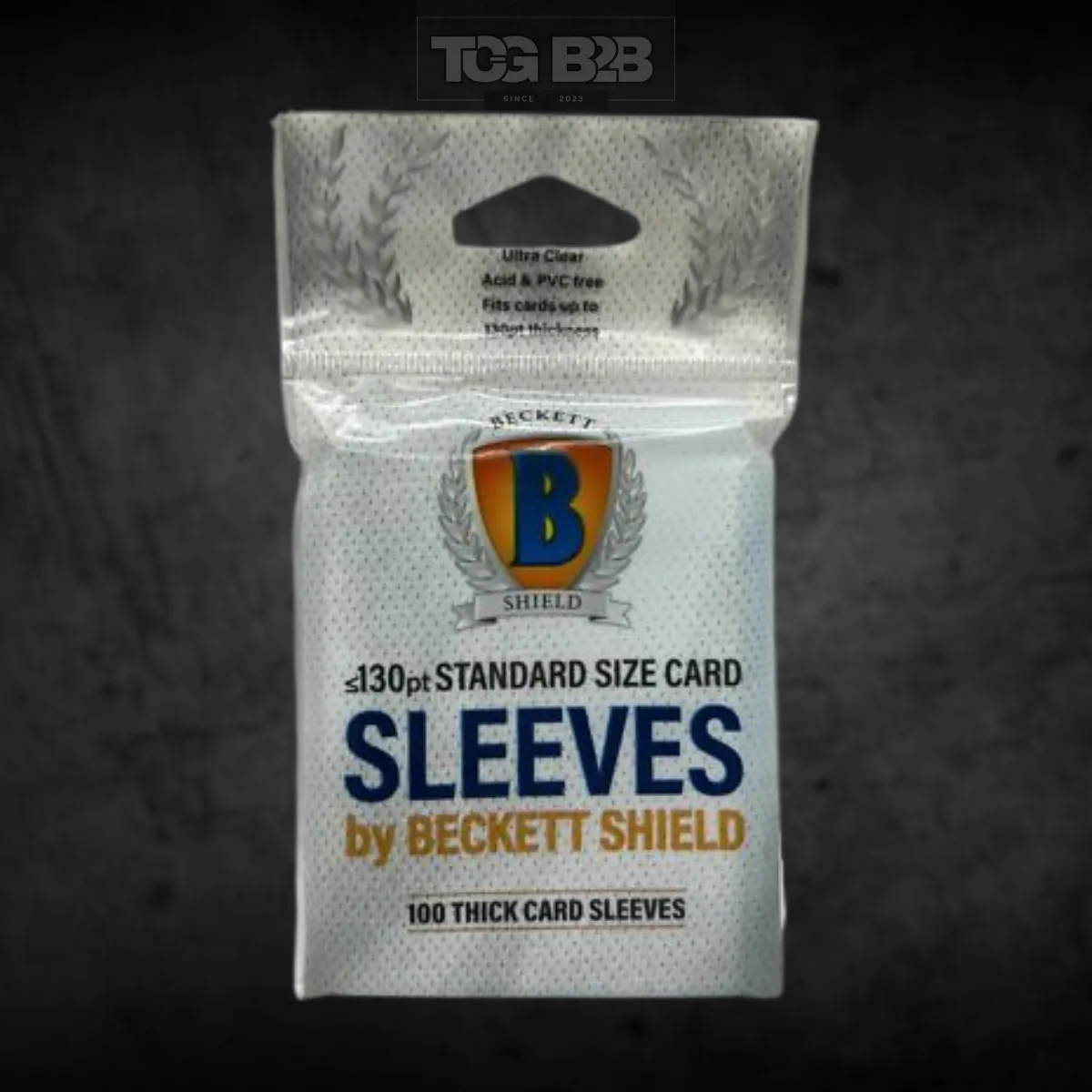 Beckett Shield Thick Card Sleeves 130PT