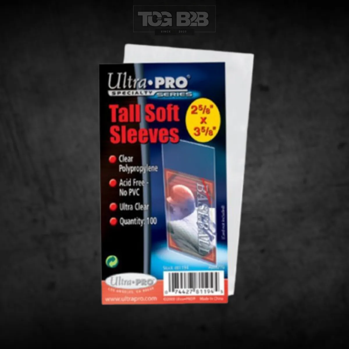 Ultra Pro TALL SOFT CARD SLEEVES