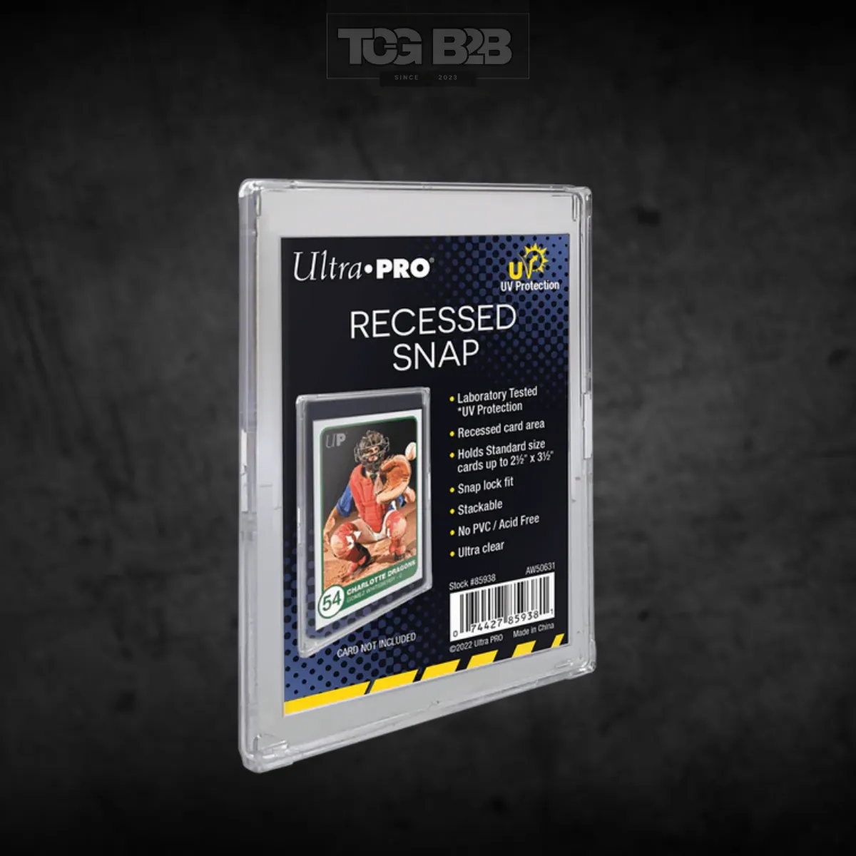 Ultra Pro UV Recessed Snap Card Holder