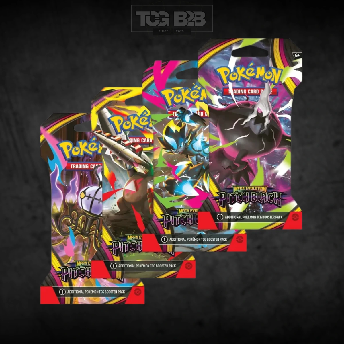 Pokémon Pitch Black Sleeved Booster (ENG)