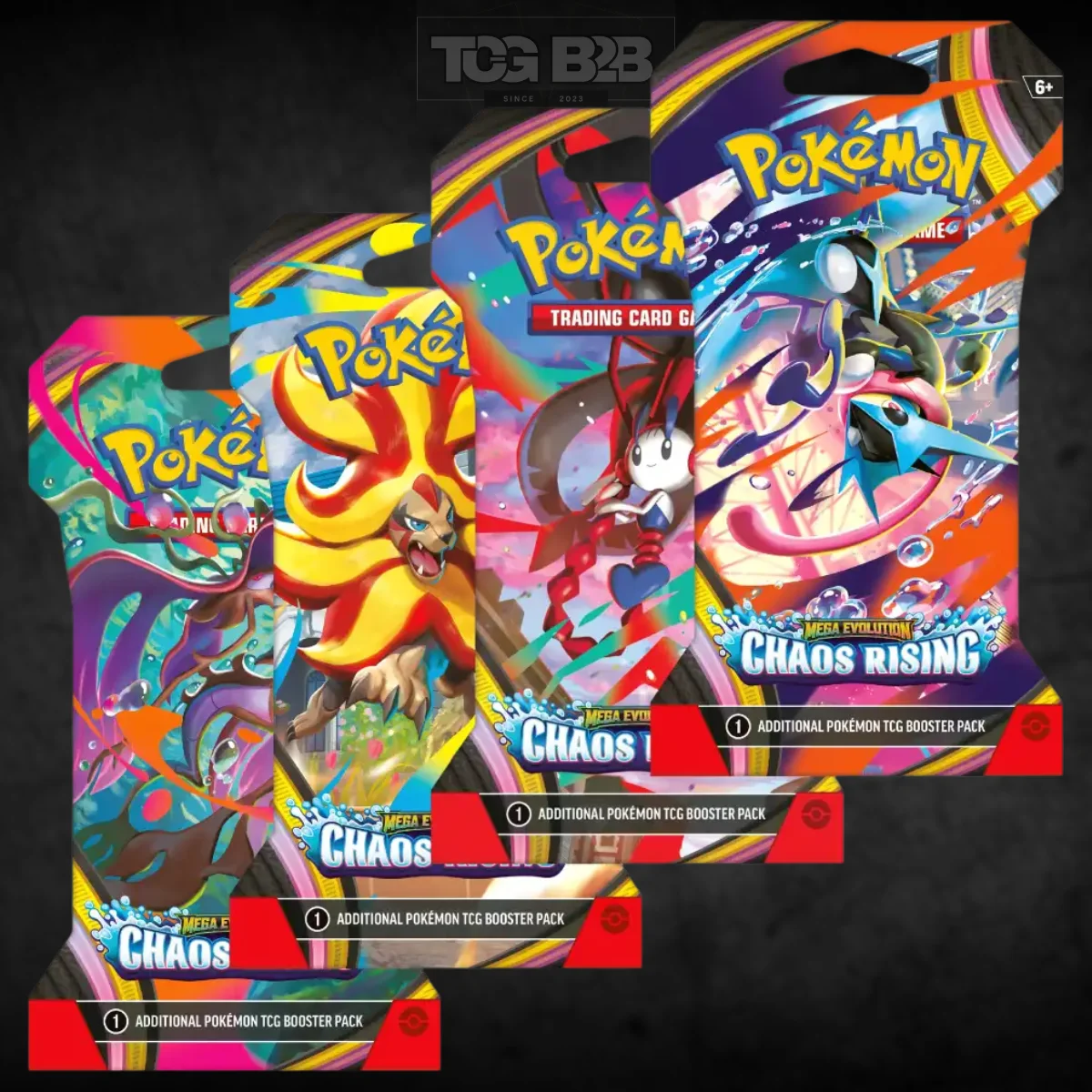 Pokémon Chaos Rising Sleeved Booster
