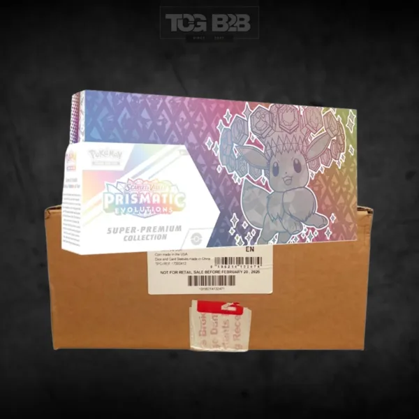 Pokémon Prismatic Evolutions Super-Premium Collection Case