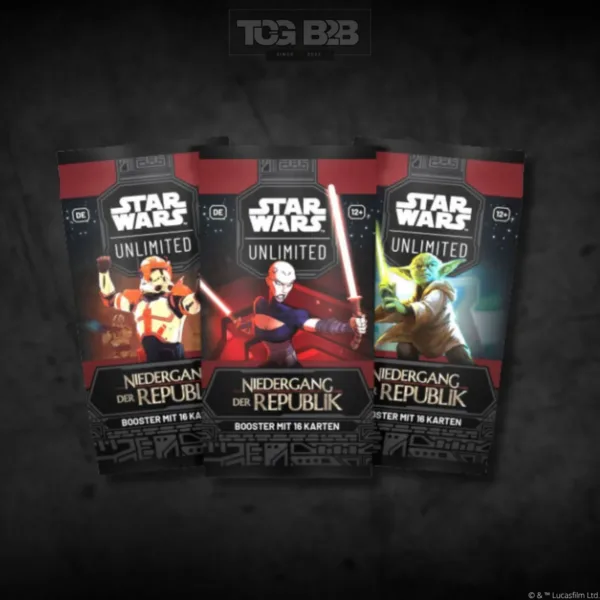 Star Wars Unlimited Niedergang der Republik Display Deutsch